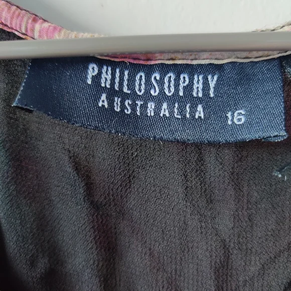 PHILOSOPHY|| MULTICOLOURED TIE DIE PRINT TOP SIZE 16 - Picture 5 of 9